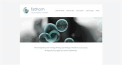 Desktop Screenshot of gofathom.com