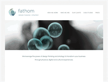 Tablet Screenshot of gofathom.com